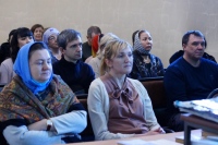 Проблемы христианской проповеди близким обсудили в храме Серафима Саровского