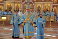 Митрополит Артемий совершил Божественную литургию в день своего небесного покровителя