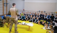 Урок от защитника Отечества прошёл в Русской классической школе