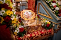 Первый молебен перед мощами святого покровителя Русского воинства пройдет в Успенском соборе