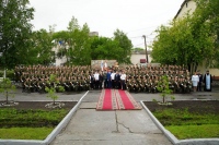 Хабаровский священник принял участие в принесении присяги и проводах студентов Военного учебного центра при ДВГУПС