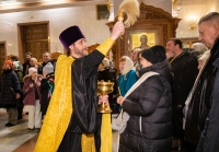 Новогодний молебен объединил верующих в главном храме Хабаровска