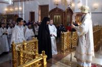 Владыка Марк совершил Божественную литургию в Спасо-Преображенском кафедральном соборе