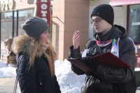 Православная молодёжь проверила знания хабаровчан о празднике 4 ноября