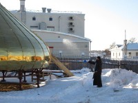 Строительство храма святого праведного воина Феодора (Ушакова) в городе Советская Гавань близится к завершению