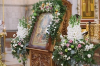 Правящий архиерей совершил Всенощное бдение в престольный праздник кафедрального собора