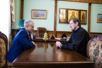 Правящий архиерей встретился с уполномоченным по правам человека в Хабаровском крае