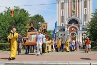 Крестный ход к памятнику благоверным князьям Петру и Февронии впервые прошел в Хабаровске