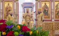 В день празднования 1030-летия Крещения Руси и день памяти святого равноапостольного князя Владимира глава Приамурской митрополии возглавил Божественную литургию в Спасо-Преображенском кафедральном соборе
