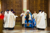 В канун праздника Крещения Господня митрополит Артемий возглавил Всенощное бдение в главном соборе города
