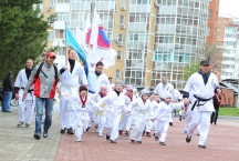 Пробег в честь годовщины Победы в Великой Отечественной войне. Хабаровск. 07 мая 2012 г.