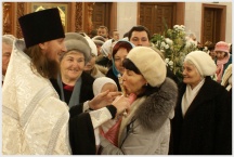 Великое водосвятие в праздник Крещения Господня. Хабаровский Спасо-Преображенский кафедральный собор (19 января 2009 года)