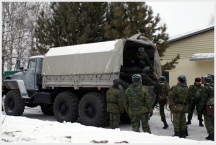 Благословение Архиепископа Марка отряда внутренних войск (5 марта 2010 года)