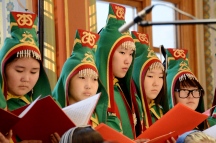 Церковные торжества, посвященные 380-летию вхождения Якутии в состав Российского государства. Храм Христа Спасителя, Москва. 25 ноября 2012г.