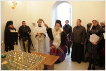 Освящение кладбищенской часовни г.Биробиджана ( 23 октября 2010 года)