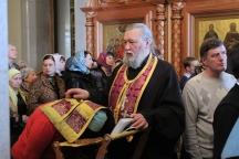 Митрополит Хабаровский и Приамурский Игнатий возглавил чин общей исповеди. Пятница 1-й седмицы Великого поста. 22 марта 2013 года. Спасо-Преображенский кафедральный собор.