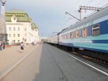 Прибытие в Хабаровск ковчега с частицей мощей святого равноапостольного князя Владимира. 2 июня 2013 г.