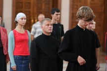 Начало учебного года. Молебен студентов Хабаровской духовной семинарии