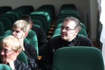 Встреча  студентов Хабаровской духовной семинарии с сотрудником Синодального информационного отдела Денисом Маханько. 12 сентября 2011г.