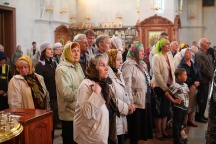 Крестовоздвиженье. Всенощное бдение в Спасо-Преображенском соборе г.Хабаровска. 26 сентября 2011г.