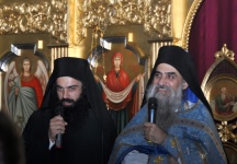 Пояс Пресвятой Богородицы в Покровском храме. г. Уссурийск. 1 ноября 2011 года.