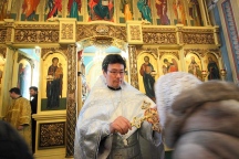 Пресвитерская хиротония диакона Анатолия Куна в храме святителя Иннокентия Иркутского г. Хабаровска. 9 декабря 2014 г.