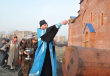 Путешествие иконы Божией Матери "Умягчение злых сердец" по приходам Приамурской митрополии. Солнечный - Комсомольск-на-Амуре. 11 ноября 2011г.