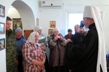 В поселкеПереяславка  совершен чин закладки  нового  храма в честь иконы Божией Матери «Споручница грешных». 12 ноября 2011г.