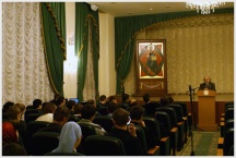Встреча А.Л.Дворкина с преподавателями и студентами Хабаровской семинарии ( 15 декабря 2009 года)