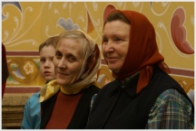 Первое Крещение в храме семинарии (4 апреля 2009 года)