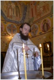 Первое Крещение в храме семинарии (4 апреля 2009 года)