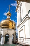 Ремонтно-реставрационные работы центрального барабана Спасо-Преображенского кафедрального собора. 26 августа 2016 года