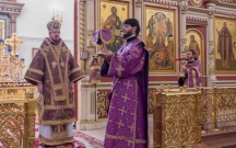 Божественная литургия в Спасо-Преображенском кафедральном соборе 18 марта 2018 г.