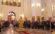 Божественная литургия в храме святой преподобномученицы Елизаветы 14 ноября 2018 г.