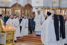 Божественная литургия в Спасо-Преображенском кафедральном соборе 02 марта 2019 г.