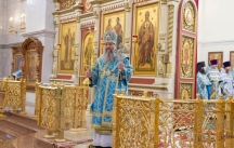 Божественная литургия в Спасо-Преображенском кафедральном соборе  06 июля 2019 г.