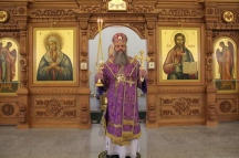 Божественная литургия в храме святого преподобного Серафима Саровского  29 сентября 2019 г.