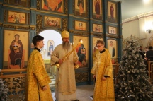Божественная литургия в храме Покрова Пресвятой Богородицы 05 января 2020 г.