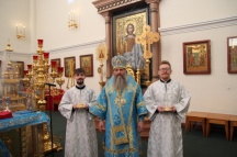 Божественная литургия в Спасо-Преображенском кафедральном соборе  16 февраля 2020 г.