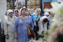 В праздник Успения Пресвятой Богородицы владыка Артемий совершил Божественную литургию в Градо-Хабаровском соборе Успения Божией Матери 28 августа 2023 года