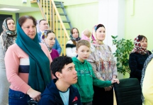 Первая Божественная литургия в Центре для людей с ТМНР 14 марта 2024 г.