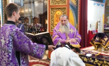 Божественная литургия в Спасо-Преображенском кафедральном соборе 28 сентября 2025 г. Божественная литургия в Спасо-Преображенском кафедральном соборе 28 сентября 2025 г.