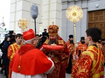 Прибытие мощей святого Иоанна Златоуста в Хабаровск (11 апреля 2007 года)